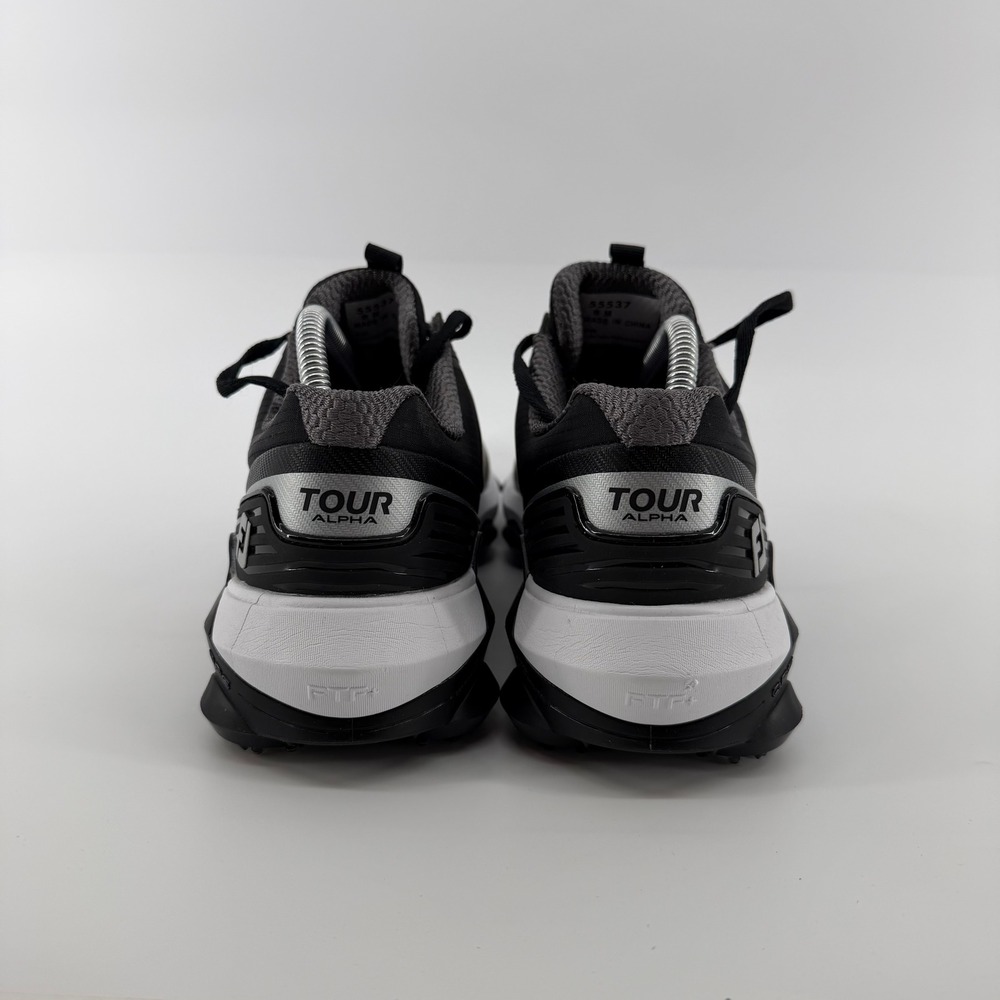 FootJoy Tour Alpha Golf Shoes Mens 8 Black White Spiked 55537 OPS Stability NWOT - Picture 3 of 11
